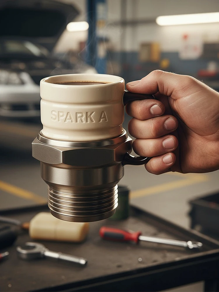 Spark Plug Mug Indu…
