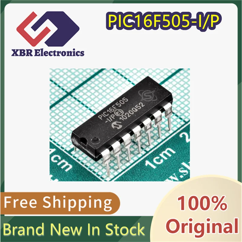 

(5/50 pieces) PIC16F505-I/P PIC16F505 DIP-14 Microcontroller Chip Brand New Genuine Original Product In Stock Free Shipping