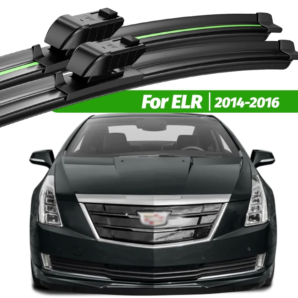 

For Cadillac ELR 2014-2016 2pcs Front Windshield Wiper Blades 2015 Windscreen Window Accessories