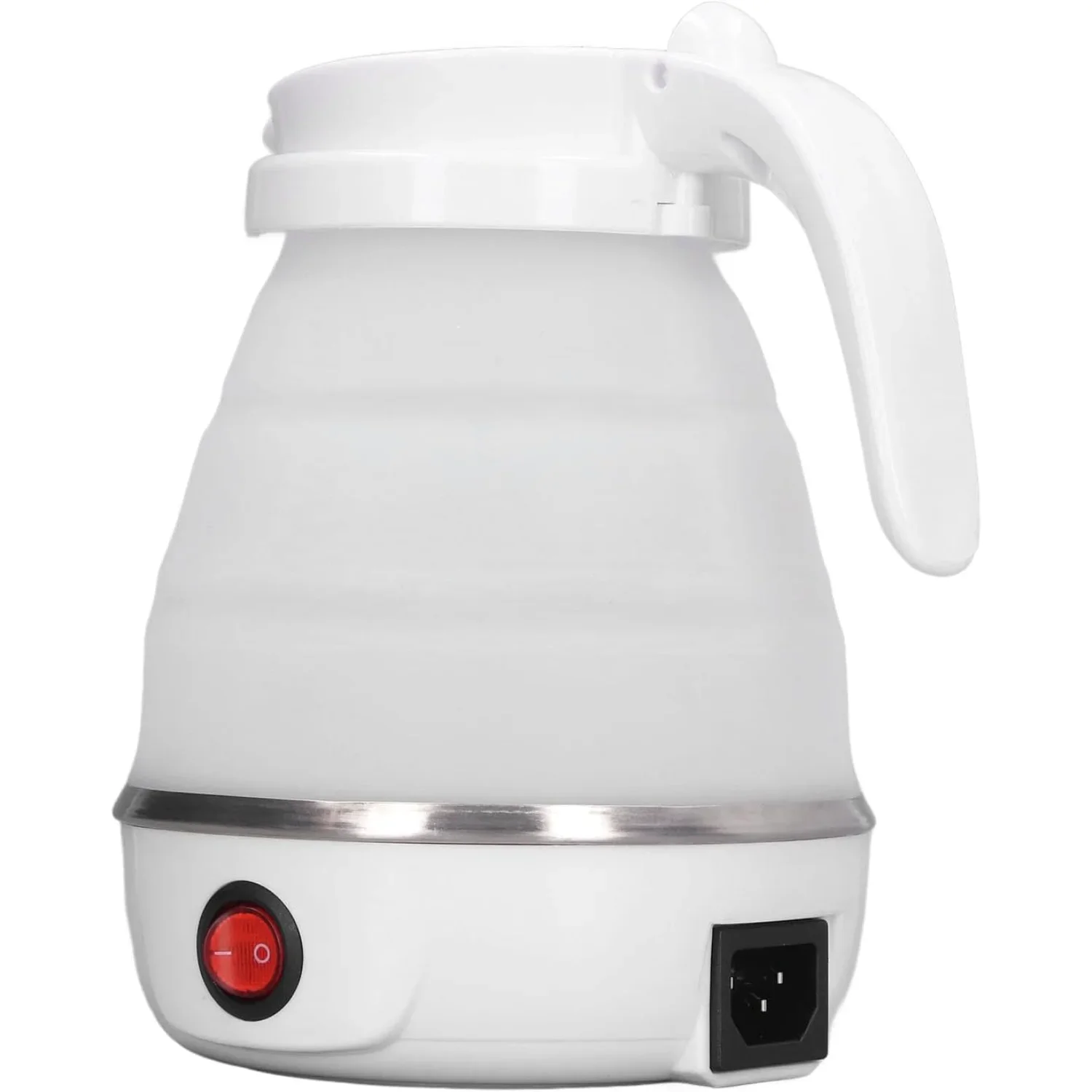 

Folding Kettle, Plug 110V 400W Collapsible Hot Water Kettle with Detachable Power Cord for Desktop