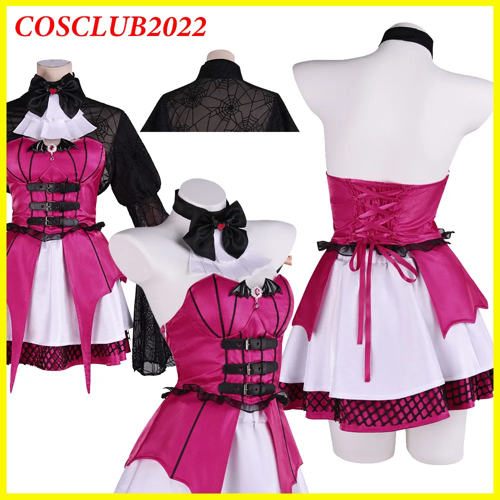 

Fantasy Dracula Cosplay Costume Lolita Dress Movie Monsters Roleplay Clothing Women Disfraz Carnival Outfit Halloween Party Suit