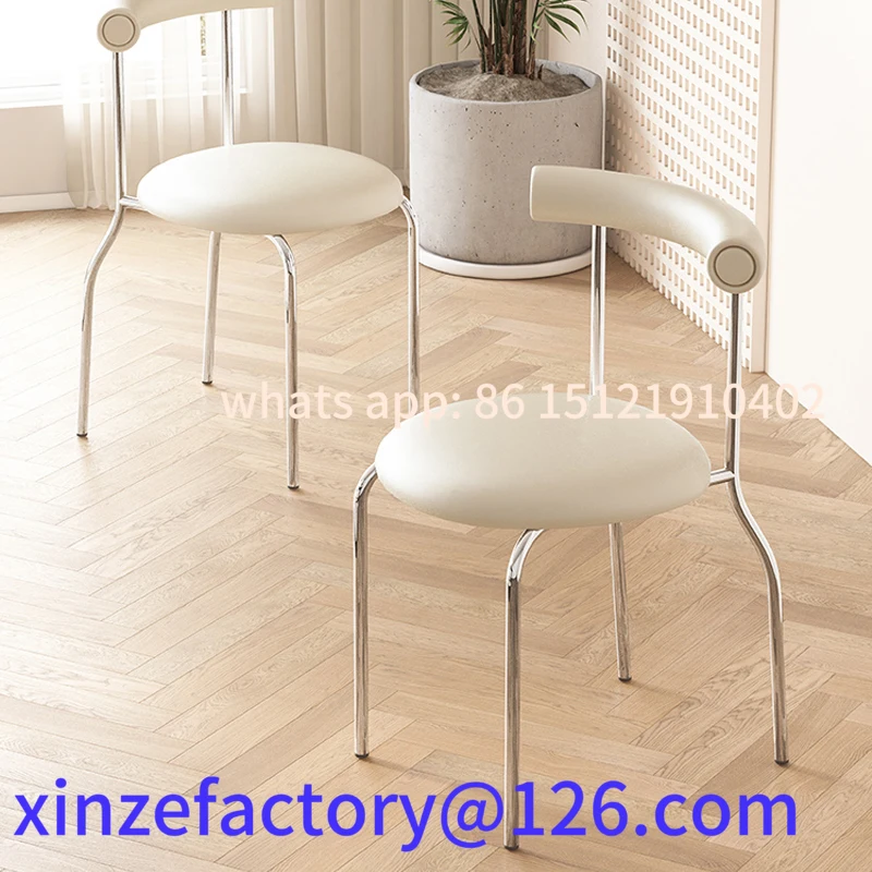 

Customizable Cream Style LED Luxury Dining Ins Medieval Home Modern Cafe Chair