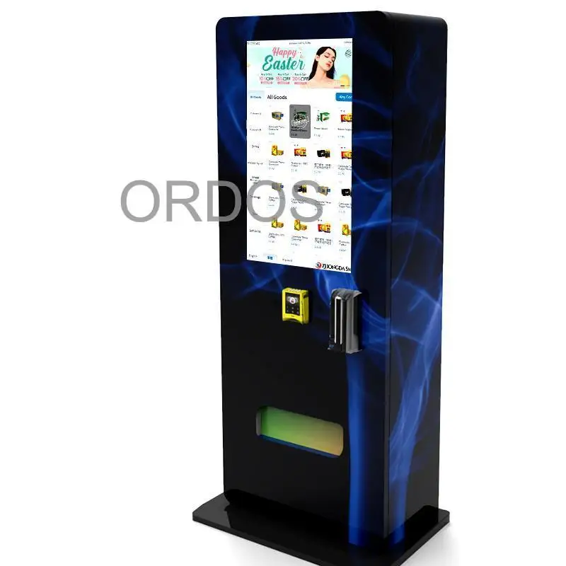 Touch Screen Vending Machine China Supplier ID Cards Trading Cards Coin QR Code Token Payment 1 year warranty