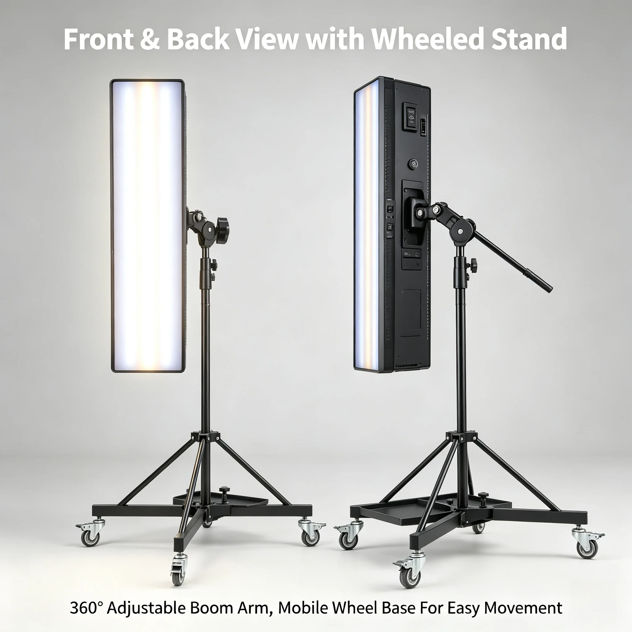 Triangular Floor Stand Six-Color Adjustable Leveling Light Car Dent Detection Lamp Auto Body Pit Repair Tool Bracket