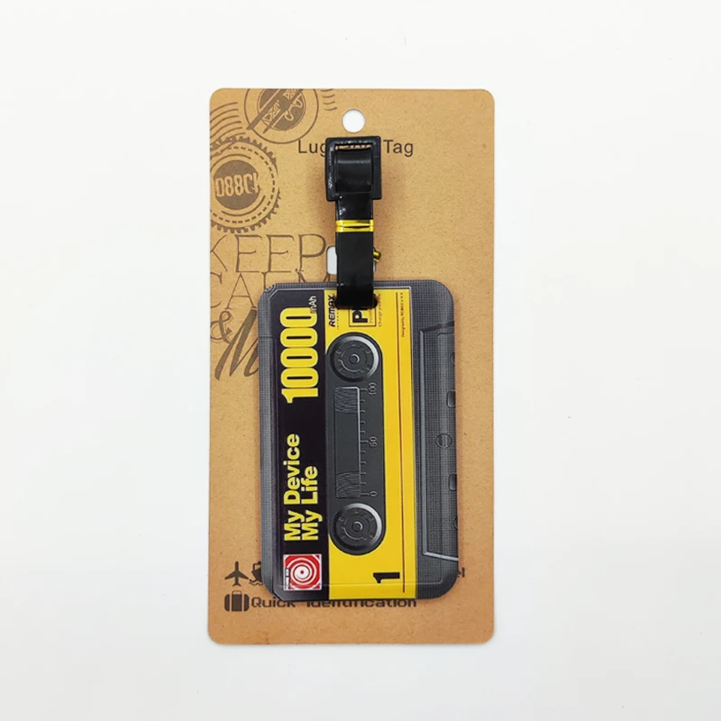 Tape Camera Bagagelabel Mannen Reisbagagelabel Jongens Koffer ID Adreshouder Bagage Boarding Draagbare koffer Ticket