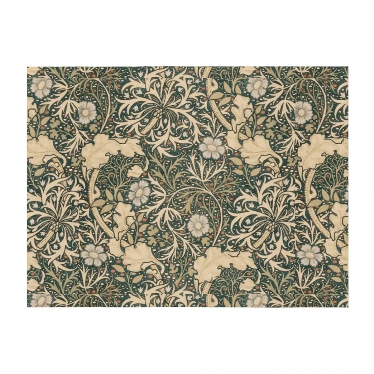 

Antiq Seaweed vintage pattern Throw Blanket decorative Soft Plaid For Sofa Thin Multi-Purpose Blankets