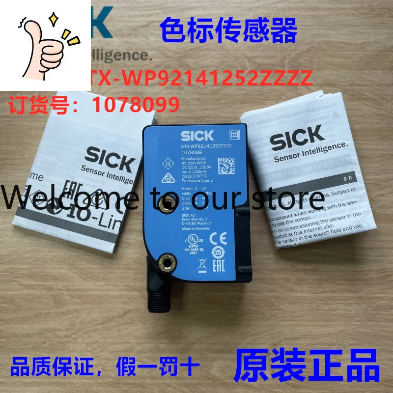 Germany SICK KTX-WP92141252ZZZZ Color Mark Sensor Order Number: 1078099 Original