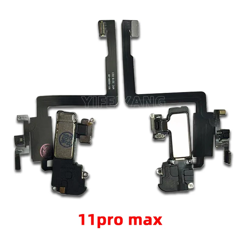 10Pcs AAA Quality Ear Speaker with Proximity Light Sensor For iPhone 13 11 Pro Max 12 Mini X XS XR Earpiece Listening Flex Cable image 2