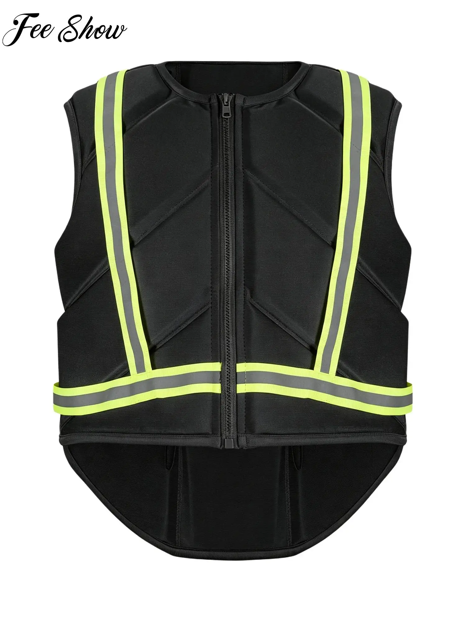 Kids Outdoor Vest - Kids Girls Equestrian Safety Vest Sleeveless