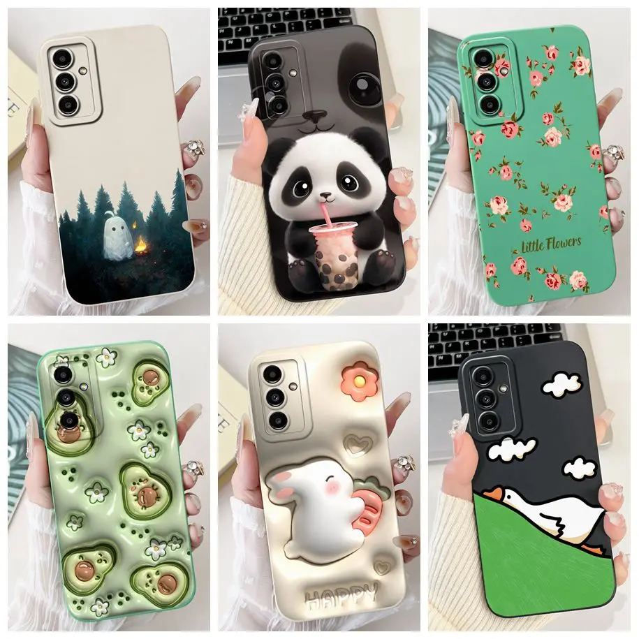 For Samsung Galaxy A04S Phone Case Cute Cartoon Full Protection Funda Soft Silicone For Samsung A04S A 04s SM-A047F A13 5G Cover