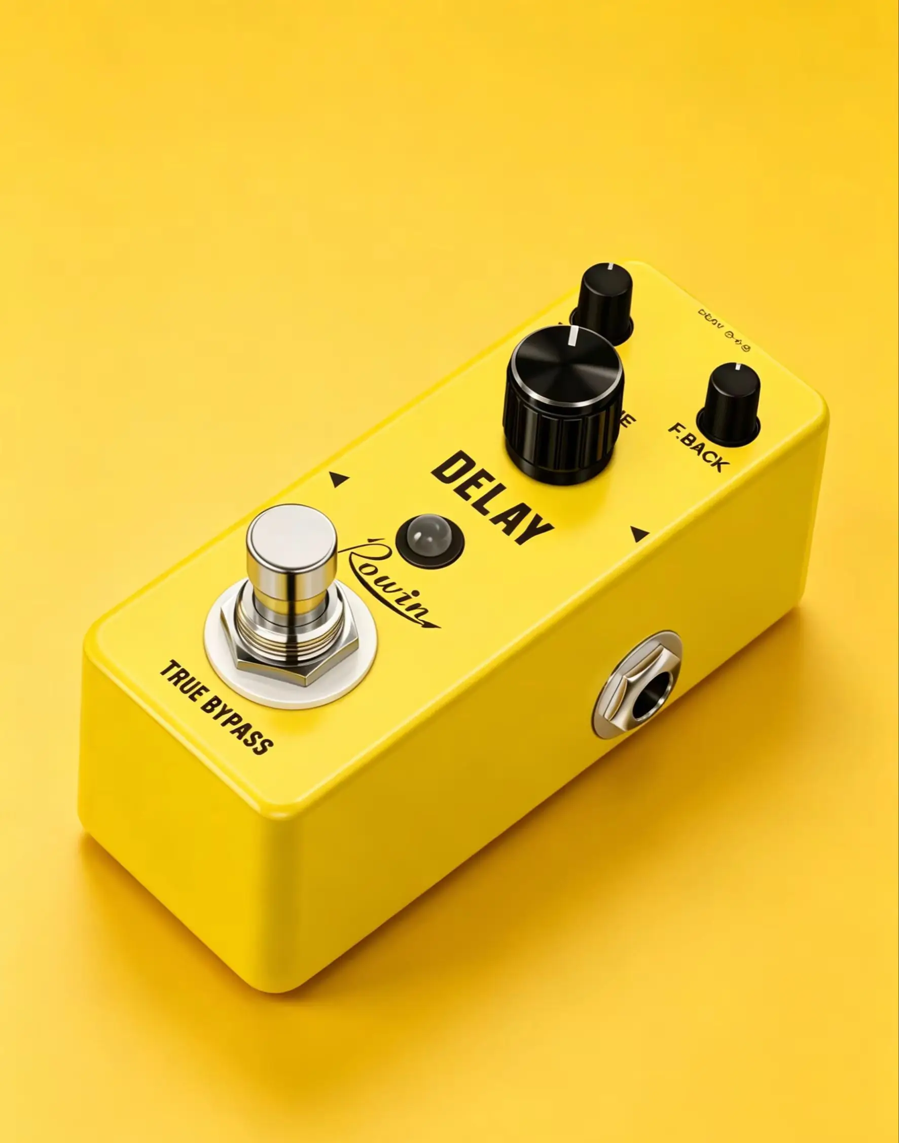 Rowin LEF-314 Guitar Delay Pedal Analog Delay Guitar Effect Pedal Switching, Fully Vintage Delay True Bypass