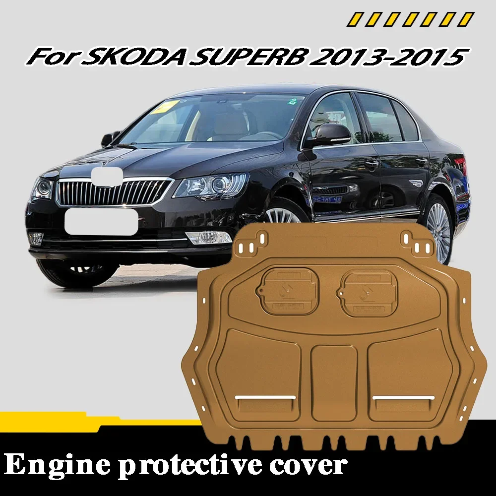 

Engine Chassis Shield Splash Bottom Protection Board Car Accessories Under Cover For SKODA SUPERB 2013-2015 1.4T/1.8T/2.0T