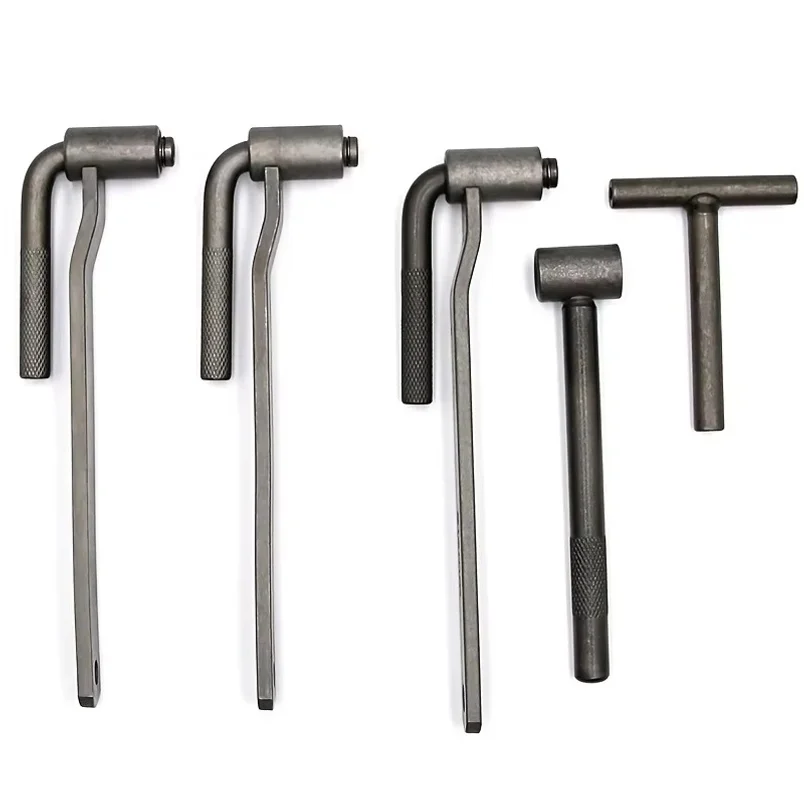 5Pcs/Set Motorcycle Engine Adjusting Valves Tools Set Screw Square Hole Socket Tool