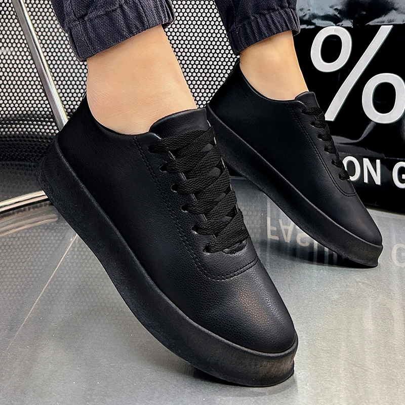 Men Shoes Fashion Vulcanized Shoes Designer Casual Shoes for Men High Quality Comfor Flats PU Walking Sneakers Zapatos De Hombre