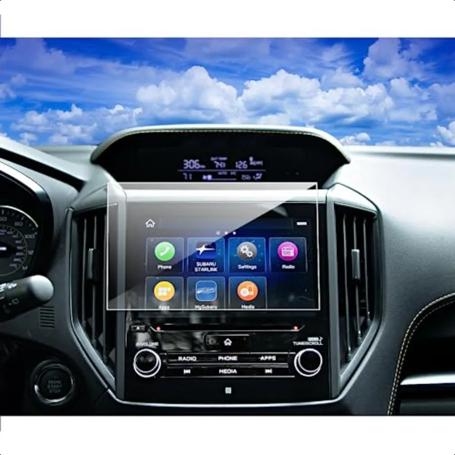 

2022 Crosstrek Screen Protector for Subura Crosstrek 20192023 8Inch Accories TouchScreen Navigation Display Infotainment Scree