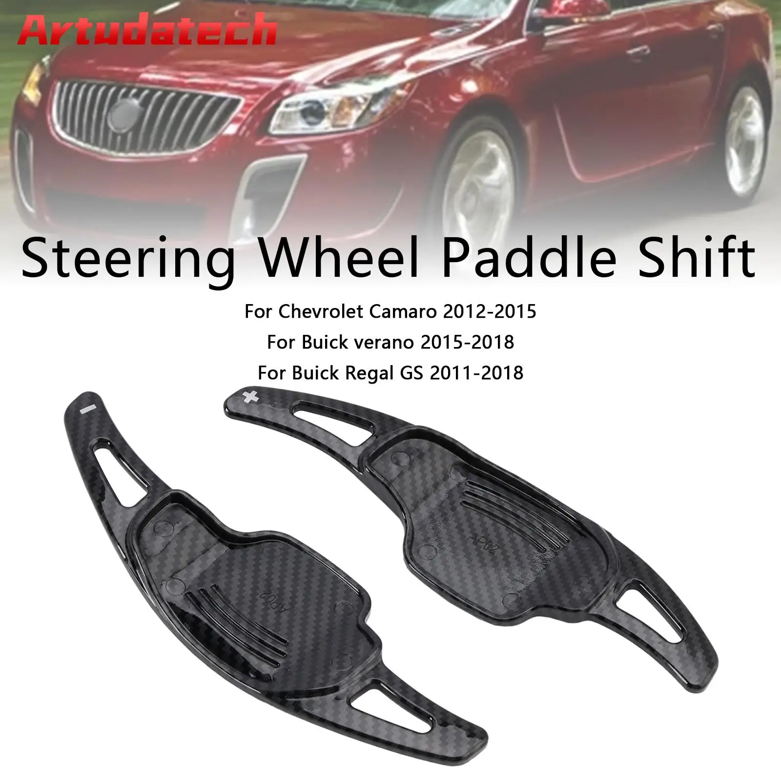 

Artudatech карбоновый вид, удлинители рулевого колеса, подходят для автомобильных аксессуаров Chevy Camaro