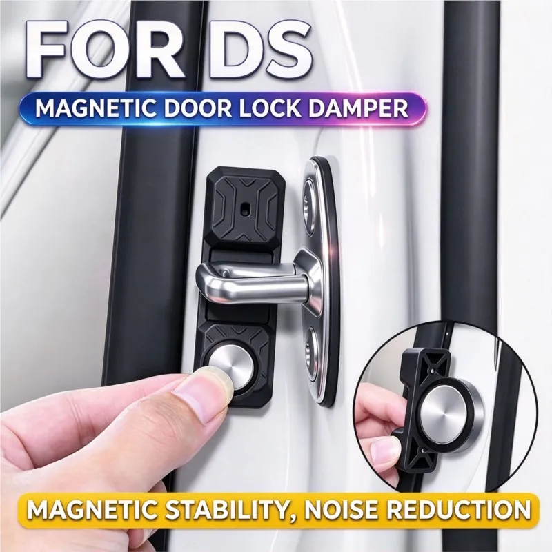 For DS SPIRIT DS3 DS4 DS4S DS5 5LS DS6 DS7 DS9 WILD RUBIS Liquid Silicone Car Door Latch Buff N52 Magnetic Door Lock Shock Pad