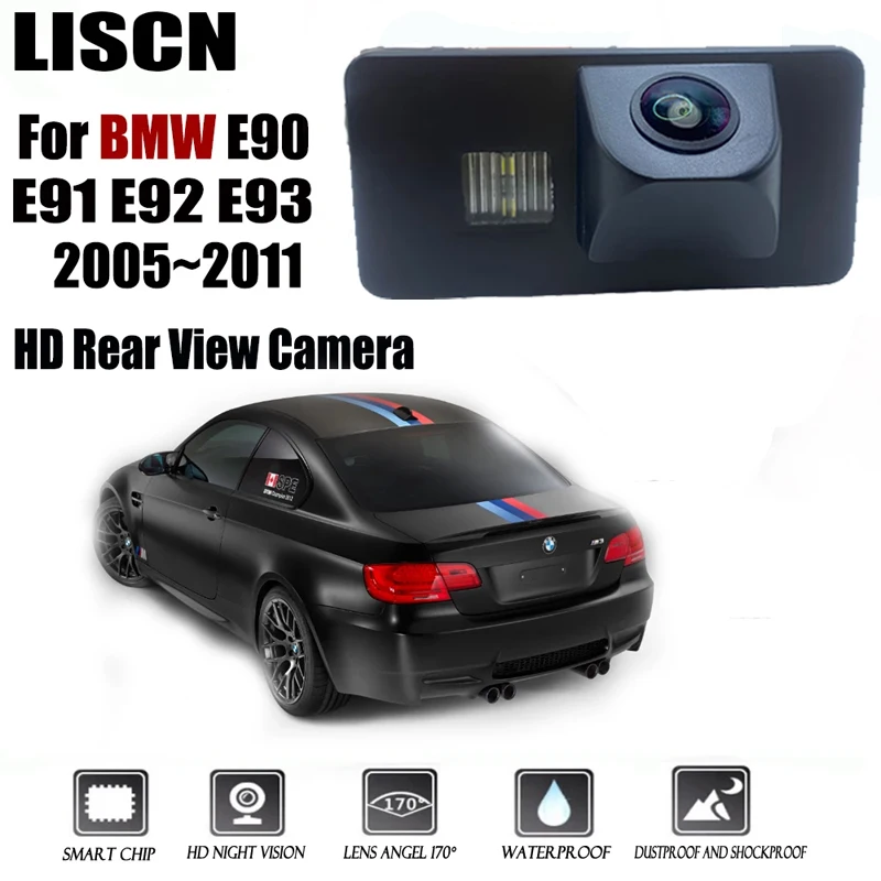 

For BMW E90 E91 E92 E93 2005~2011 CCD Night Vision Reverse Rear View Camera license plate camera Backup Camera