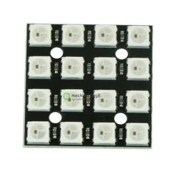 16Bit RGB 4x4 4*4 LED WS2812B WS2812 5050 RGB matryca LED zintegrowana płyta dla kierowców modułu LED dla Arduino