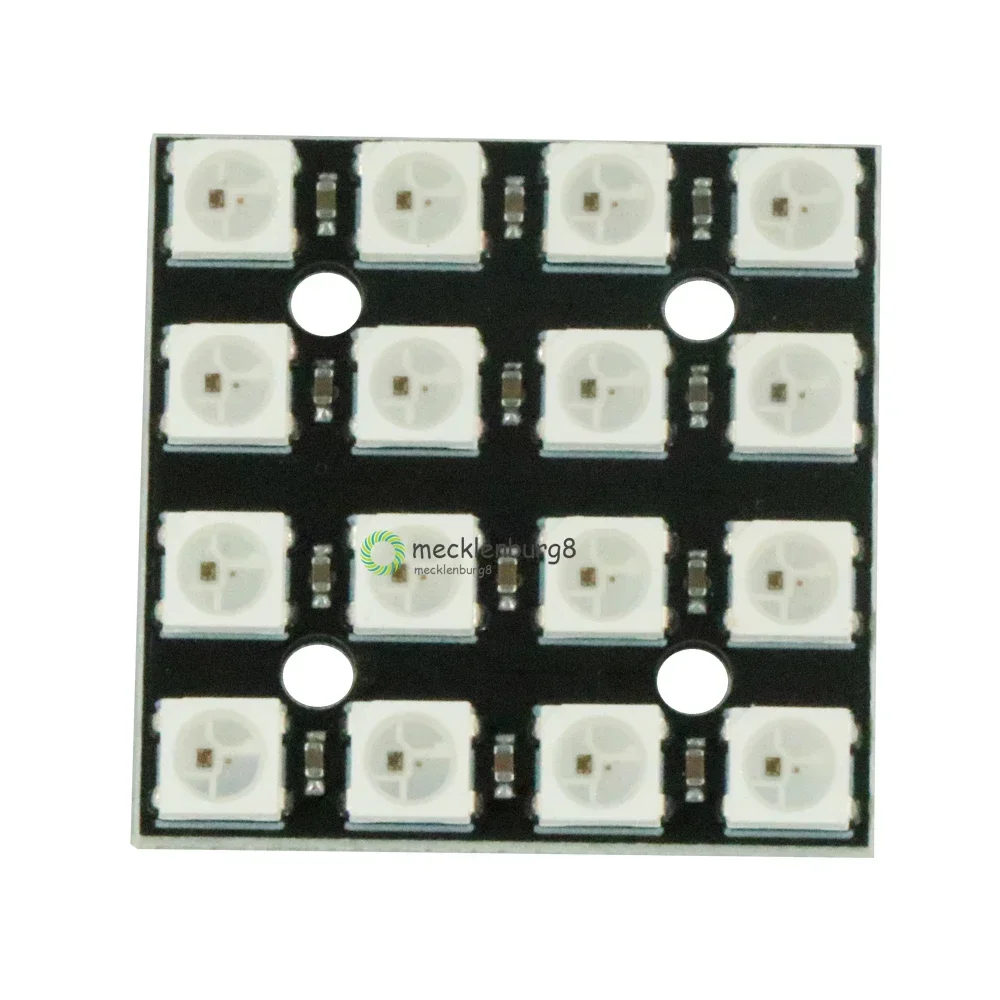 16Bit RGB 4x4 4*4 LED WS2812B WS2812 5050 RGB LED Matrix Integrated Drive Drivers Board LED Module for Arduino