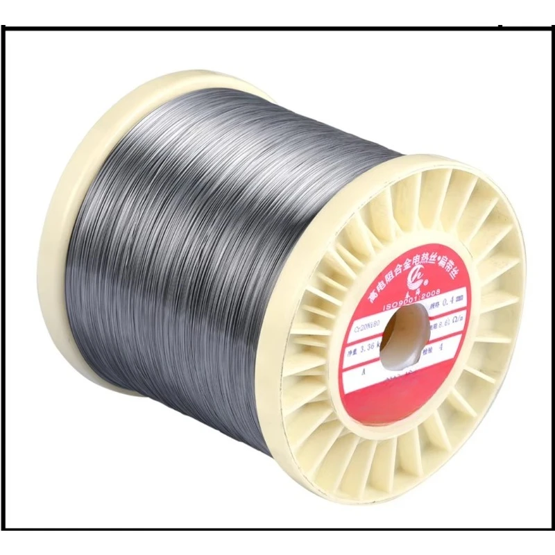 X20H80 Cr20ni80 Ni80 سلك معدني معزول عنصر تسخين سلك تسخين وتسخين كهربائي عاري في عبوة لفة #1