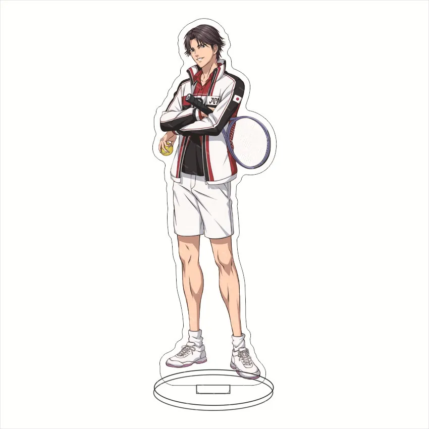 Anime pangeran tenis akrilik gantungan kunci berdiri Model piring tampilan figur anak ornamen aksesori liontin Dekorasi