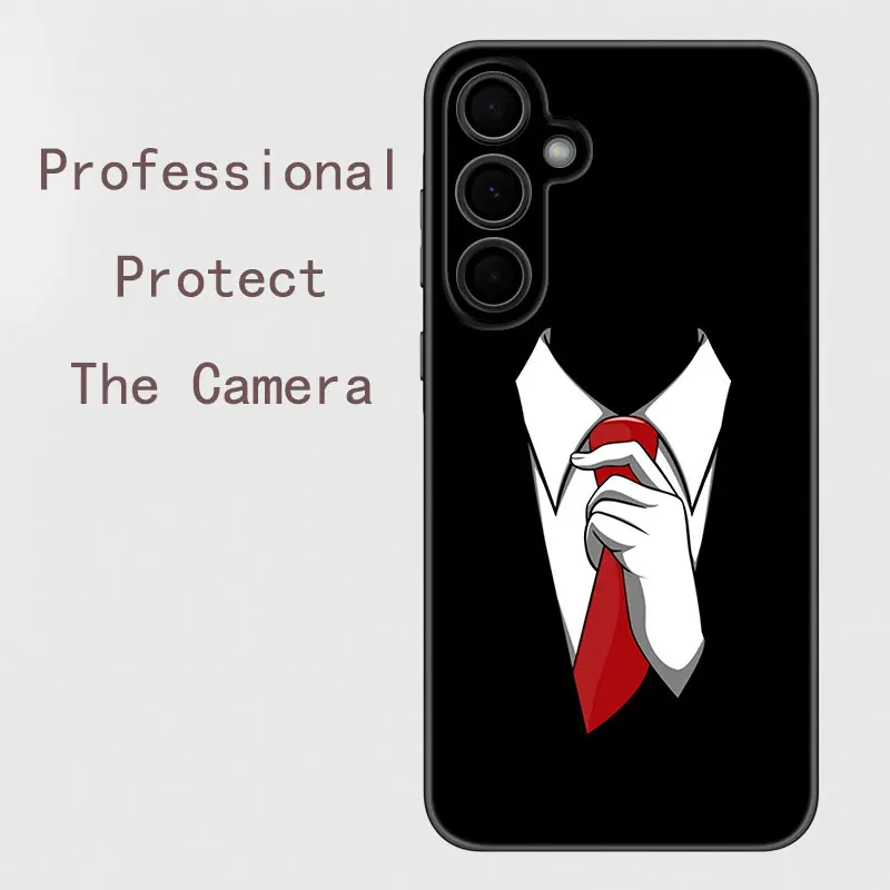 Shirt and Tie Man Phone Case For Samsung A13 A22 A24 A32 A71 4G A33 A34 A35 A52 A53 A54 A55 A73 5G A12 A14 A23 A31 A50 A51 A72