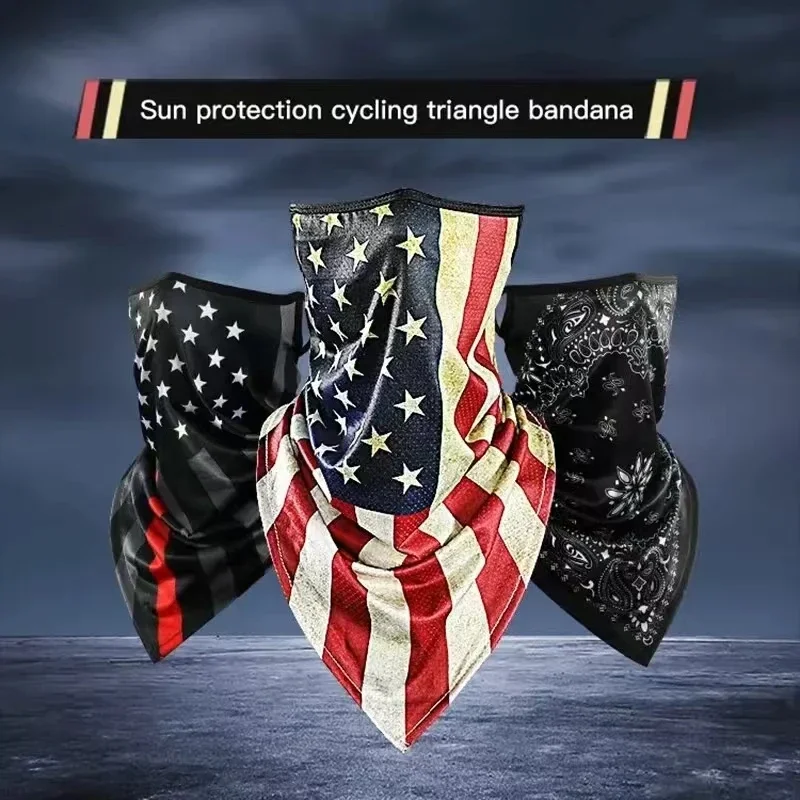 Cooling Neck Gaiter Bandana Breathable Quick-Drying Sun Protection Scarf for Motorcycle Riding Outdoor Activities