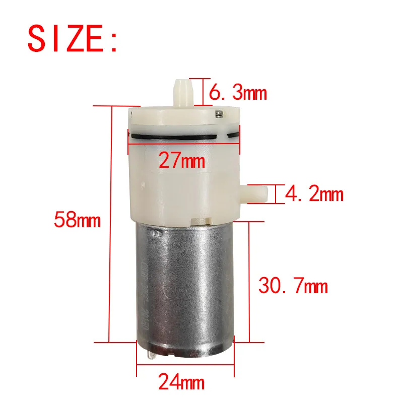 Air Pump Mini 3.7V/6V/12V 370 Electric Micro Vacuum Booster Motor  P370