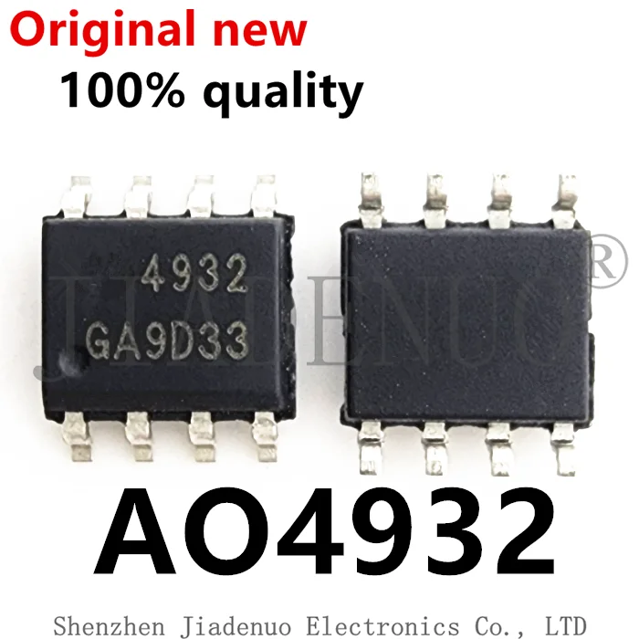 (5-10pcs)100% original New AO4932 4932 SOP8 Dual N Channel 8A/30V Chipset