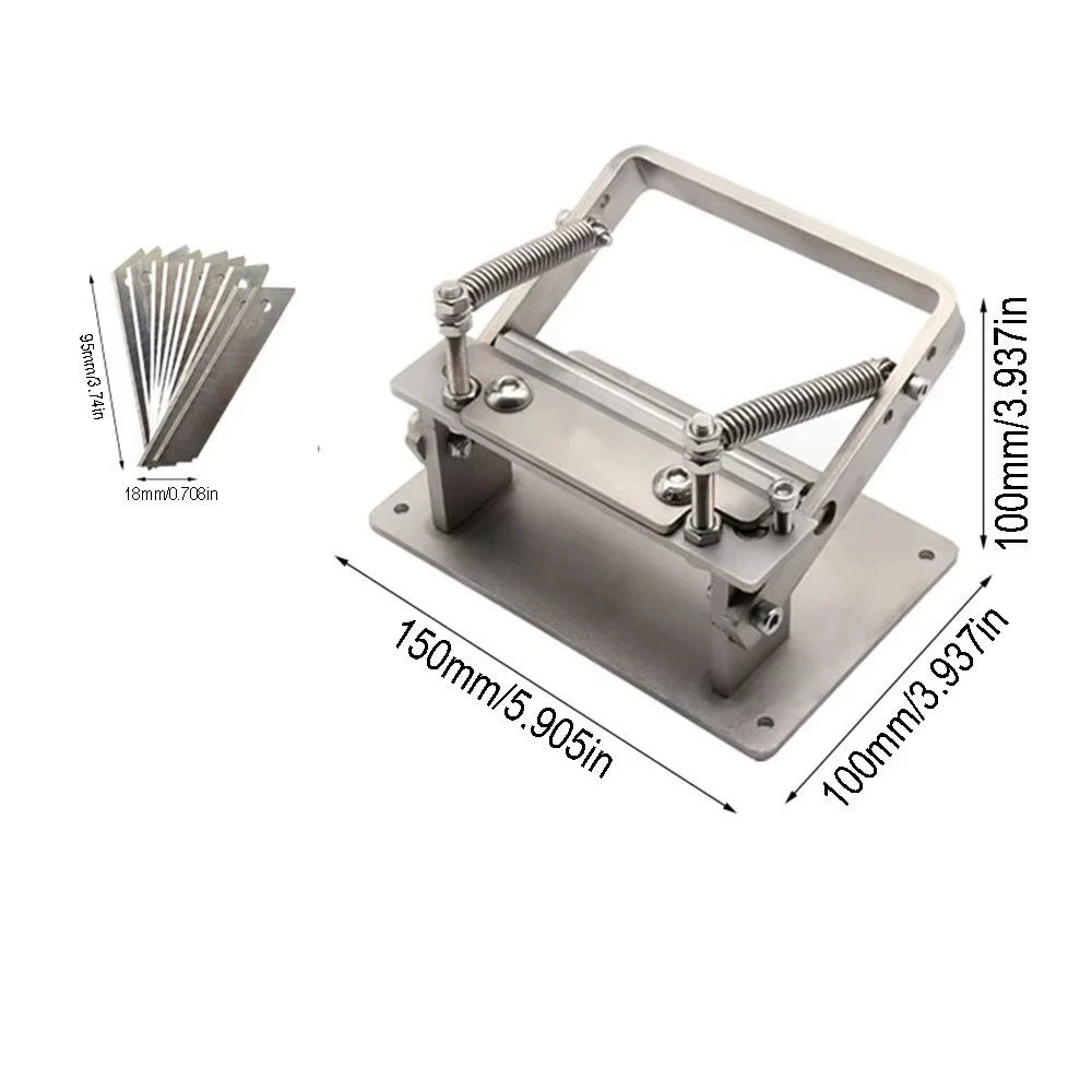 1pc Leather Art Leather Tools All Stainless Steel DIY Plant Tanning Leather Peeling and Thinning Machine