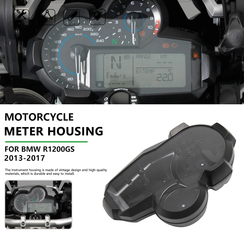 

for BMW R1200GS R1200 R 1200 GS 2013 2014 2015 2016 2017 Speedometer Instrument Case Gauge Odometer Tachometer Housing Cover Set