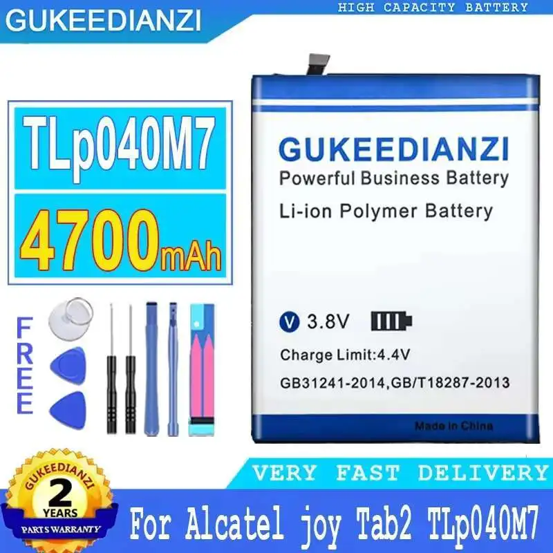 

Для Alcatel Joy Tab 2 TLp040M7 аккумулятор для планшета большой емкости 4700 мАч
