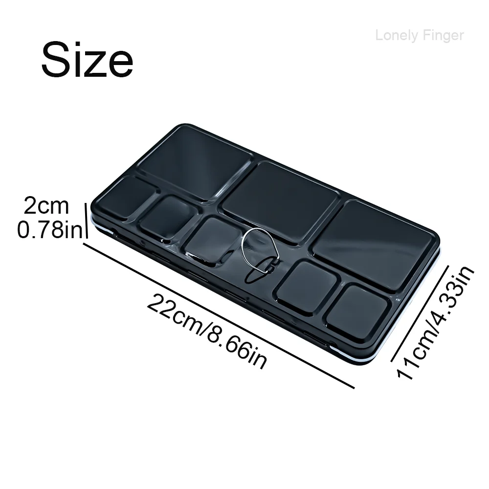 Пустая акварельная краска, дорожная жестяная палитра с 28/52 кастрюлями для DIY акварельных масел или акриловой живописи, художественного рисования