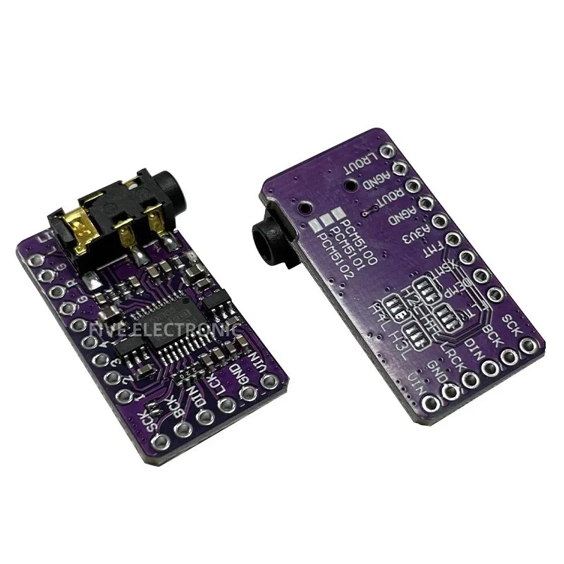 PCM5102 Audio Stereo Digital-To-Analog Converter DAC Decoder Board I2S IIS Single-Chip Audio Module