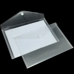 A5 10-100 pieces/set folder bag A5 folder transparent plastic file paper office supplies