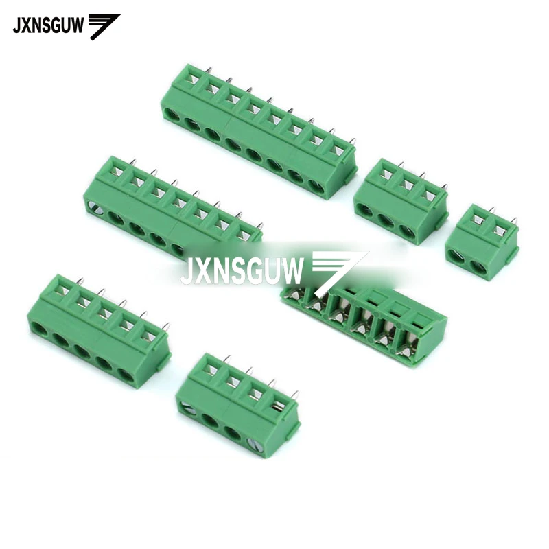 10PCS KF3.96 KF103 KF126 KF127 KF350 3.5MM 3.96MM 5.0MM 2P 3P PCB Terminal Block Can Be Spliced Screw Type Connector Terminals