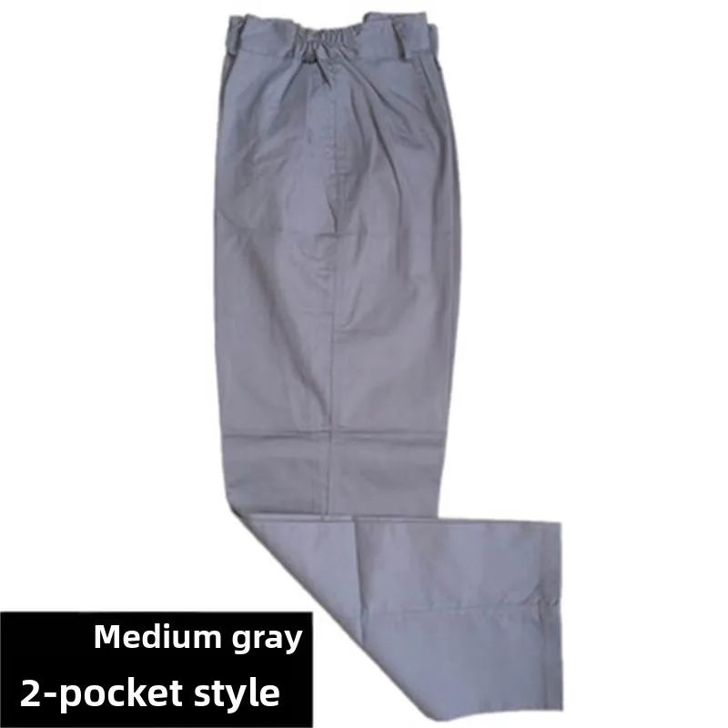 

Men's Pure Cotton Work Pants Loose Fit Auttive Repairing Workwear Trousers Spring Summer Autumn Casual Pants