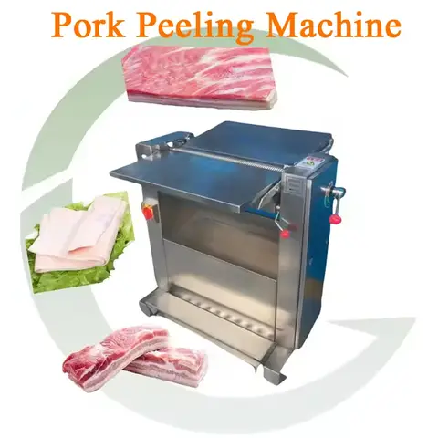 Automatic Electric Pig Skinning Removed Machine Peel Meat Pork Pig Skin Cutting Removing Machine For Pig