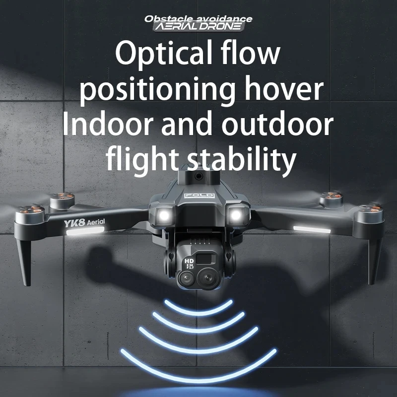 YK8 RC Drone Battery YK8 Brushless RC Drone Spare Parts Battery/Propeller/USB YK8 RC Drone Accessories YK8 Blades YK8 Dron Toy