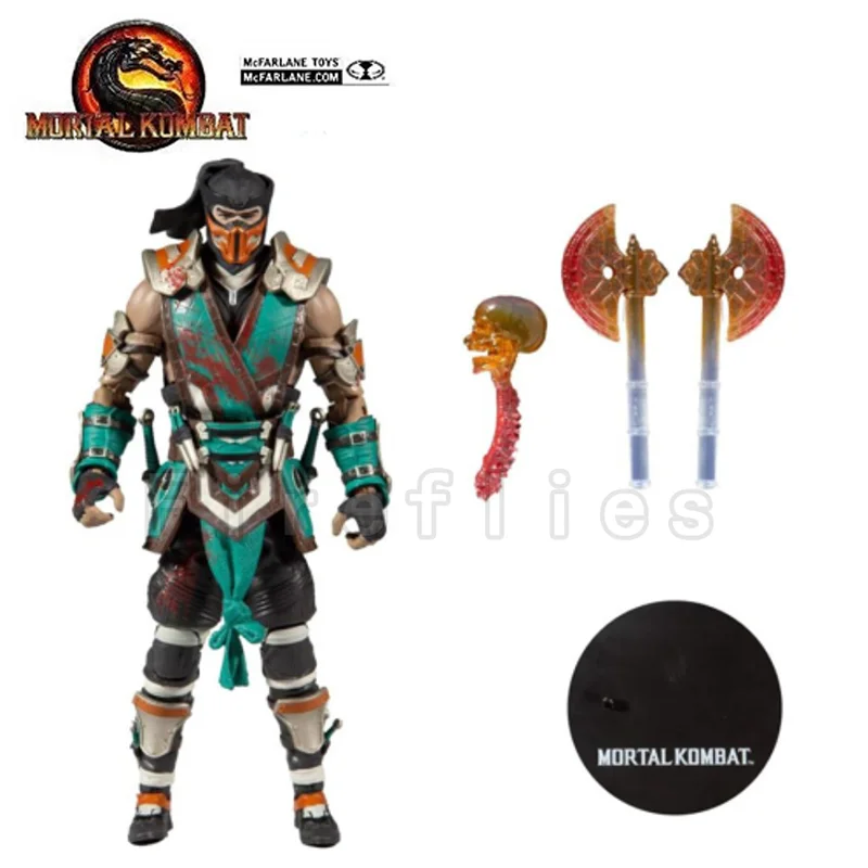 

7inches McFARLANE Action Figure Mortal Kombat XI Sub-Zero (Bloody Frozen Over Ver.) Anime Model For Gift Free Shipping