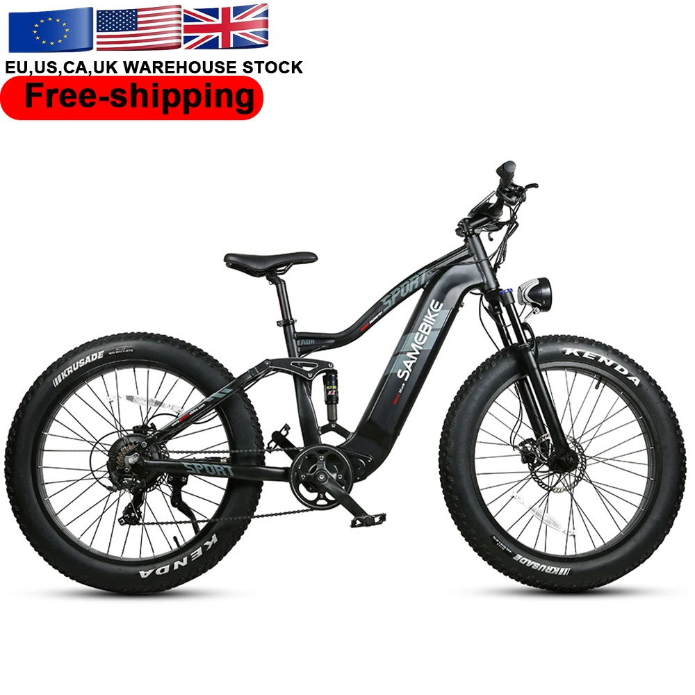 

European Warehouse 26 Inch 17ah Long Range 750W Motor E-Cycle Electric Bicycle Fat Tire Mtb Electric Mountain Bike