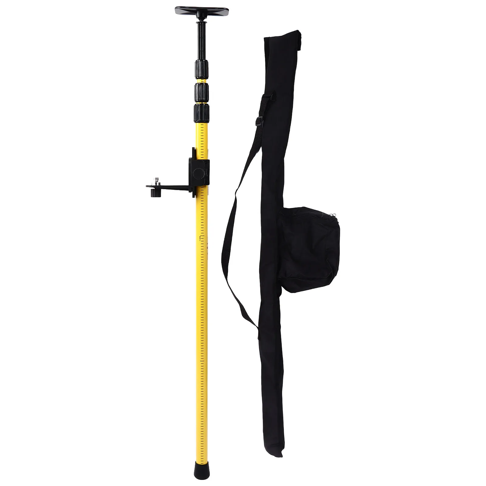 2.8 Meter Laser Leveling Telescoping Pole Adjustable Mounting Pole for Rotary and Line Lasers Leveling Accessories