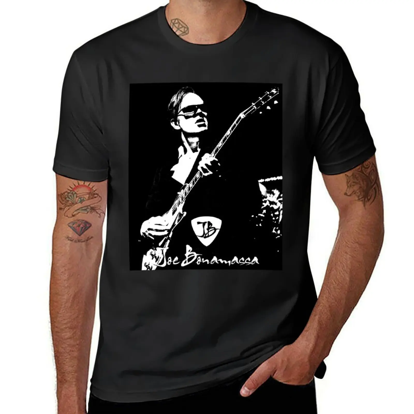 

die gitarrenlegende joe bona T-Shirt plain oversized T-shirt men