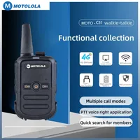 MOTOLOLA C-51 Walkie Talkie Portable Two-Way Radio 16 Channels UHF  400-470MHz Walkie-talkies Radio Walkie Talkie Long Range COD