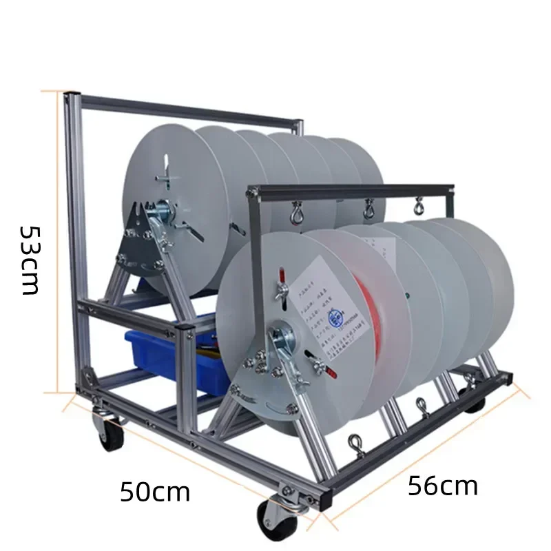 

Portable 220vPay-off Rack Pay-off Artifact Pay-off Reel Cable Reel Stripping Wire And Wire Threading Pliers Electrical Tool Clam