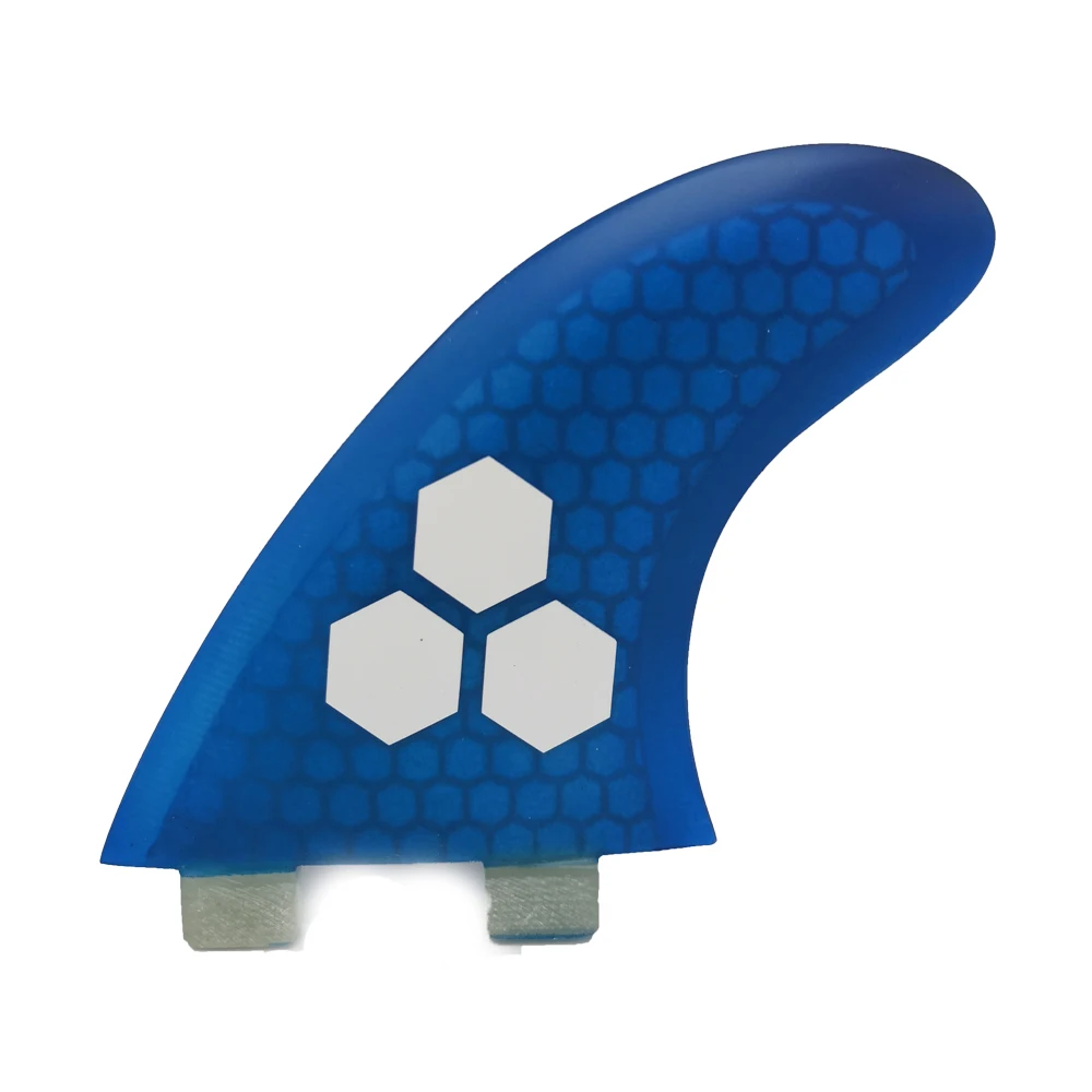 

HONVI FCS G5 Blue glassfiber honeycomb surfboard FIN black white carbon G5 surf fins