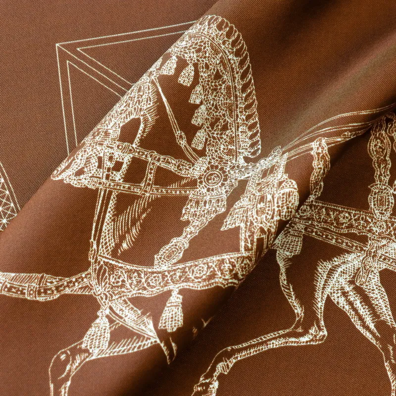 حك وشاح حريري النساء 90 سنتيمتر ساحة عصابات الفاخرة المصممين الرقبة والأوشحة شالات منديل 35 "x 35" الأم هدية AB طباعة