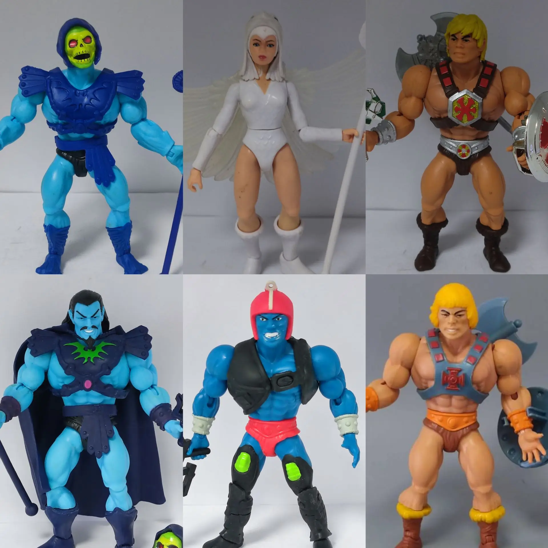 شخصية He-man Master of the Universe Retro Heman Skeletor Sorceress Keldor Kronos مقاس 5 بوصات فضفاضة