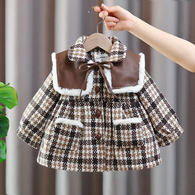 

Autumn and Winter Girls' Thick Coat 2025 New Style Children's Korean Edition Fashionable Baby Winter Children's Cotton Jacket